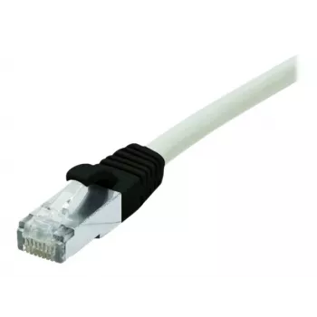 Câble de brassage Cat6 S/FTP LSZH EXERTIS CONNECT RJ45 vers RJ45, 1 m, gris, anti-accroche 851310