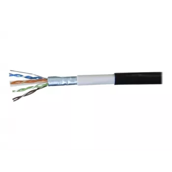 Câble de raccordement extérieur EXERTIS CONNECT F/UTP CAT.6 étanche noir 10 m 845044