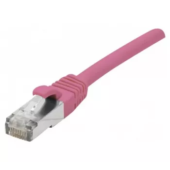 Câble de raccordement EXERTIS CONNECT Cat 6A S/FTP, rose, 1,5 m, anti-accroche slim 854377