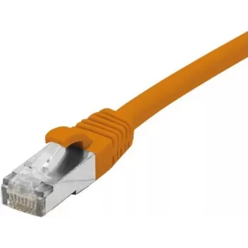 EXERTIS CONNECT câble patch Cat 6 F/UTP, PoE, sans halogène, orange, 0,5 m, anti-accroche 854421