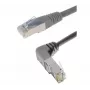 Exertis Connect câble patch Cat. 6A S/FTP, coudé, gris, 3,0 m 854305