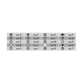 Ensemble de tournevis multi-embouts EXERTIS CONNECT avec magasin d'embouts intégré, 11 pièces (815601)