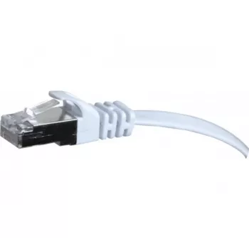 Câble patch plat EXERTIS CONNECT U/FTP Cat.6, blanc, 3,0 m 845058