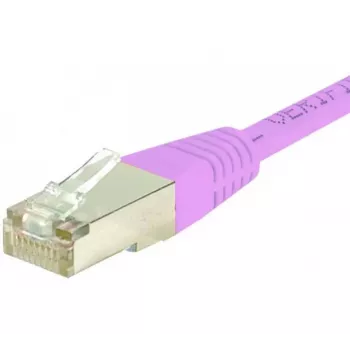 Câble patch Exertis Connect 854484 Cat.6 S/FTP PiMF, 5 m, rose, Slim Bend Protection