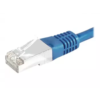Câble patch EXERTIS CONNECT Cat6 S/FTP, PiMF, bleu, 5 m 856886
