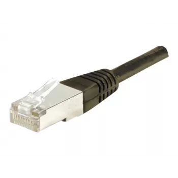 Câble patch Cat.6 F/UTP EXERTIS CONNECT, 30 m, noir, embout Slim anti-accroche 853349