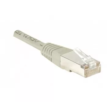 Câble patch Cat5e F/UTP EXERTIS CONNECT, gris, 0,15 m, embout Slim anti-accroche 857800