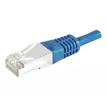 Câble patch Cat.6A S/FTP EXERTIS CONNECT, 10 m, bleu 858322