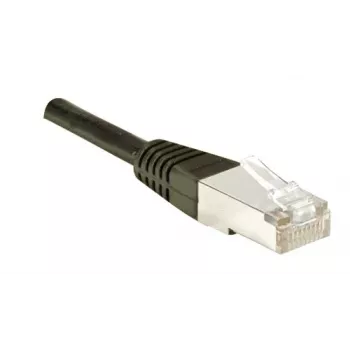 Câble patch Cat.6 S/FTP PiMF EXERTIS CONNECT, noir, 0,7 m, Slim anti-accroche 856843