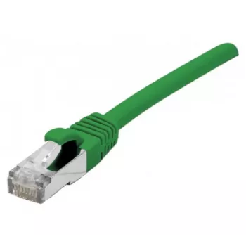 Câble patch EXERTIS CONNECT Cat. 6 F/UTP, PoE, sans halogène, vert, 30,0 m 854400