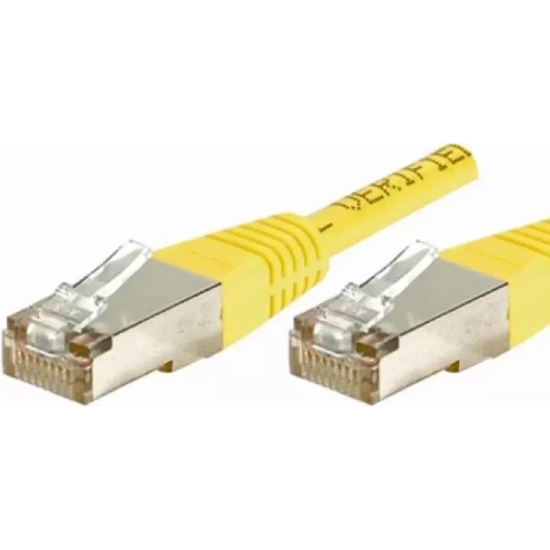 Câble patch Exertis Connect Cat6 S/FTP, 1 m, jaune 856849