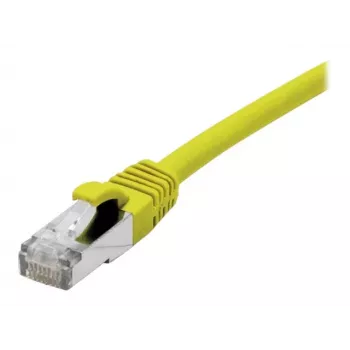 Câble patch EXERTIS CONNECT Cat 6A S/FTP, 1,5 m, jaune 858421