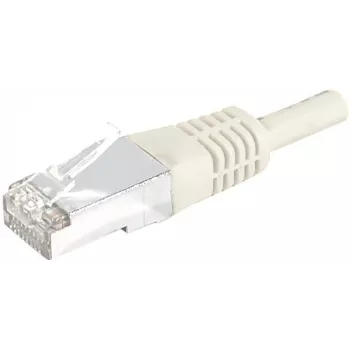 Câble patch EXERTIS CONNECT Cat6 S/FTP, 1,5 m, gris, protection anti-pliure slim 856855