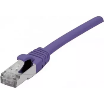 Câble patch EXERTIS CONNECT Cat 6 F/UTP PoE sans halogène, violet, 10 m 854415