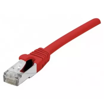 Câble patch EXERTIS CONNECT Cat 6A S/FTP, rouge, 1,5 m, gaine slim anti-accroche 858469