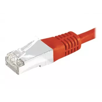 Câble patch Cat.6 S/FTP PiMF EXERTIS CONNECT, rouge, 15 m 856919