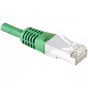 Câble patch EXERTIS CONNECT Cat.6A S/FTP, 1 m, vert 858346