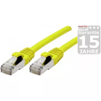 Câble patch réseau Exertis Connect 858420 Cat6a S/FTP, 1 m, jaune