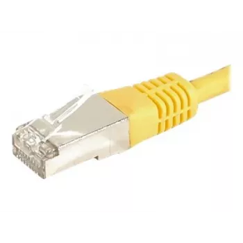 Câble patch EXERTIS CONNECT Cat.6a F/UTP, 1 m, jaune, 10 Gbps 859563