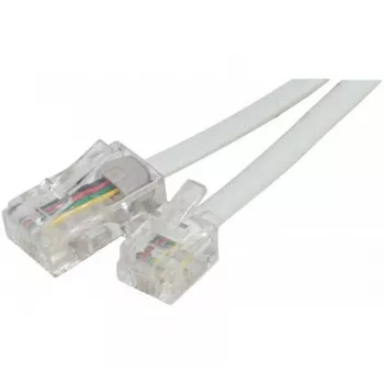 Câble téléphonique EXERTIS CONNECT, blanc, 7,0 m (EXC911746)