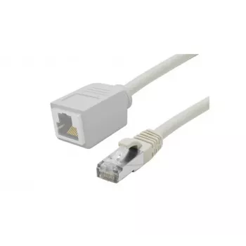 Rallonge de câble patch Cat. 6A S/FTP LSZH EXERTIS CONNECT grise 3 m 858752