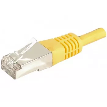 Câble patch Cat.6a F/UTP EXERTIS CONNECT 859560 0,15 m jaune 10 Gbit/s embout slim