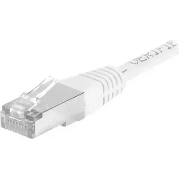 Câble patch Cat.6a F/UTP EXERTIS CONNECT 3 m blanc 10 Gbit/s RJ45 slim anti-accroche 859581