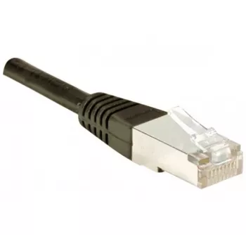 Câble de raccordement EXERTIS CONNECT Cat5e F/UTP, RJ45, noir, 0,3 m 857120
