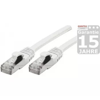 Câble patch Cat 6A S/FTP EXERTIS CONNECT, 1,5 m, blanc 858501