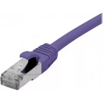 Câble de raccordement EXERTIS CONNECT 858515 Cat 6A S/FTP, 0,5 m, violet, gaine slim