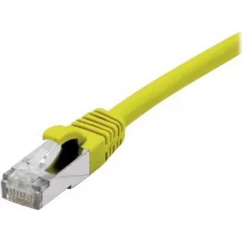 Câble patch Cat 6A S/FTP EXERTIS CONNECT 858419, 0,5 m, jaune, boot slim