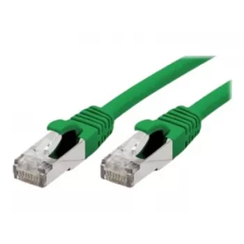 Câble patch Cat 6A S/FTP EXERTIS CONNECT, 3,0 m, vert, boot slim snagless 858439