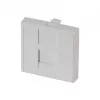 EXERTIS CONNECT Dexlan insert de plaque centrale 45 x 45 mm pour 1 module Keystone, blanc signal RAL 9003 (911722)