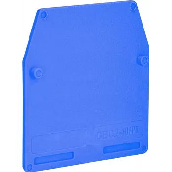 ETI ESC-CBC.2-10/PTB End Cover for Neutral Terminal Block, Blue 003903050