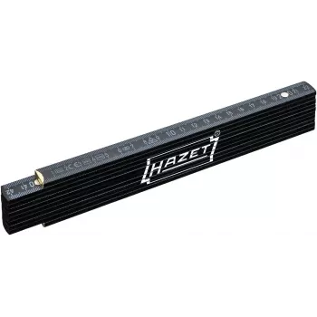 Mètre pliant HAZET 2154-200 2 m en bois de hêtre métrique double face