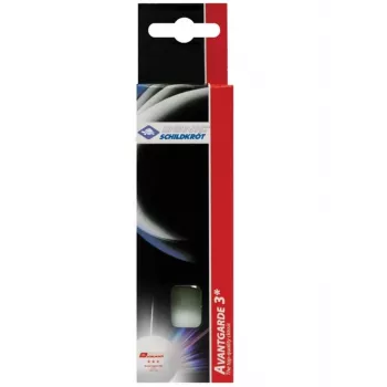 Ballons de tennis de table Donic Schildkröt 608334, lot de 3, blancs, ABS, 40 mm, débutant/loisir