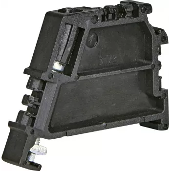 ETI ES-BT/3 Screw Terminal Block, End Connection and Neutral Terminal, 3 Connection Points, 800 V, 32 A, Black 003903229