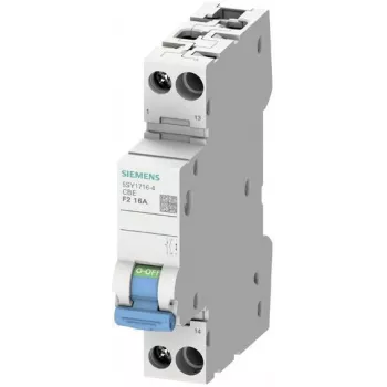 Siemens 5SY17044 SENTRON 5SY disjoncteur miniature, 1 pôle, C, 4 A, 72 V DC, 10 kA, plombable