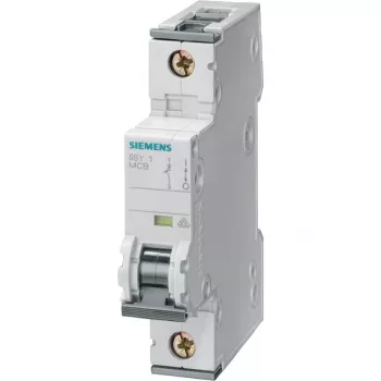 Siemens 5SY5110-7 disjoncteur miniature, 1 pôle, 10 A, caractéristique de déclenchement C, 6 kA, 230/400 V AC