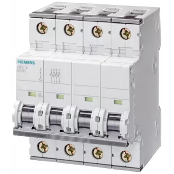 Siemens 5SY66166 disjoncteur miniature 3P+N B16 16A 6kA 230/400V AC