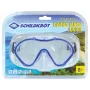 SCHILDKRÖT Masque de plongée junior Tahiti, bleu foncé, grand champ de vision, corps de masque et sangle de tête en silicone, 1 pièce (940042)