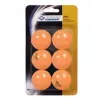 DONIC SCHILDKRÖT balles de tennis de table Jade, pack de 6, orange, plastique, pour joueurs amateurs 618378