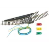 Märklin Aiguillage courbe électromagnétique gauche voie Z - noir/jaune 8568