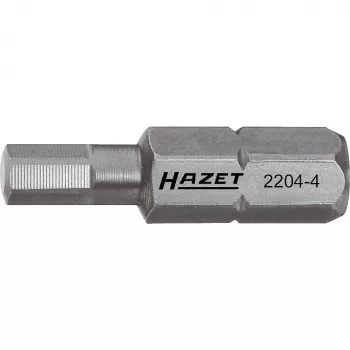 HAZET 2204-3 embout tournevis hexagonal 3 mm, entraînement 1/4 pouce, longueur 25 mm