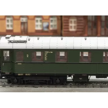 Märklin 42500 voiture voyageurs express B4uewe 2e classe de la DB H0