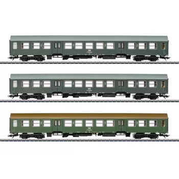 Märklin 42580 ensemble de 3 voitures voyageurs H0 DR