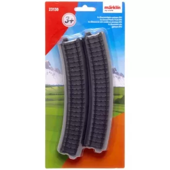 Märklin World 23130 ensemble de 6 voies courbes en plastique H0