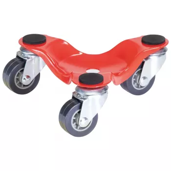 Wagner design yourself Transport Roller MM 1193 Red 160 x 160 x 60 mm, 60 kg Load Capacity, 4 Swivel Castors (20119301)