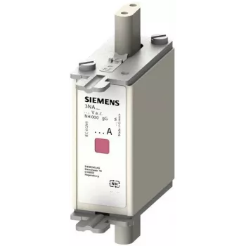 Siemens 3NA7830 Cartouche fusible NH000 100 A 500 V AC / 250 V DC, gG, lot de 3