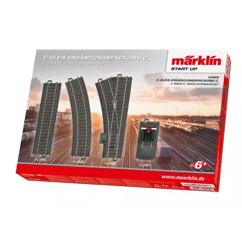 Märklin Coffret d'extension voie C C1 – Échelle H0 (24900)